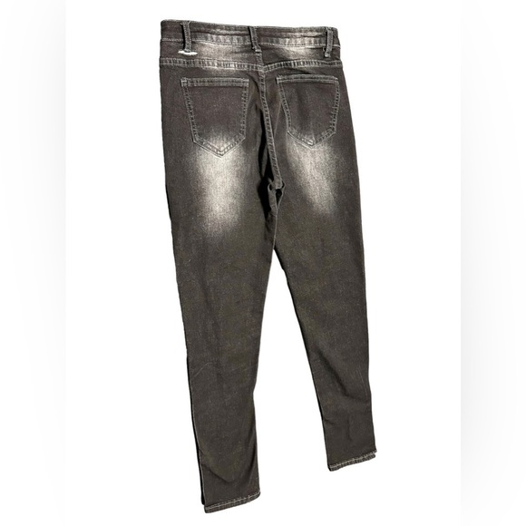 SHEILAY l, distressed, leopard, print, skinny jeans, size 3,28,waist, 28 length - Picture 3 of 3